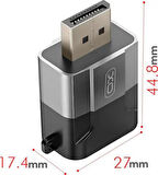 DP to VGA Çevirici Adaptör – 1080P Yüksek Çözünürlüklü, Tak & Çalıştır, Mini Portatif Dönüştürücü