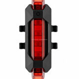 USB Şarjlı Su Geçirmez LED Bisiklet Arka Lambası – 5 Modlu Kompakt Güvenlik Işığı