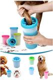 Yıkanabilir Pati Temizleyici Kova, Kedi ve Köpekler İçin Pratik Pati Temizleme Aparatı (Büyük Boy)