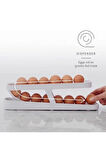 BRKSTR 2 Katlı Otomatik Buzdolabı Yumurta Standı