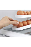 BRKSTR 2 Katlı Otomatik Buzdolabı Yumurta Standı