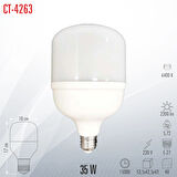 CATA CT-4263 35W TORCH LED AMPUL BEYAZ IŞIK