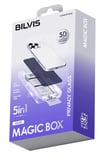 iPhone 16 Pro Max Bilvis 5in1 5D Magic Hayalet Cam Ekran Koruyucu - Siyah