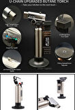 Metal Kasa Torch Pürmüz Çakmak 1300 Derece Isı Tabancası  Aşcı Pürmüzü Tıbbi Diş Pürmüzü  BS-261 