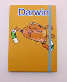 Lastikli Noktalı Sert Kapak Darwin ve Gumball Defter