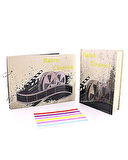 Retro Cinema Tasarımlı Kendin Yap Fotoğraf Albümü ve Defter Set