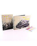 Retro Cinema Tasarımlı Kendin Yap Fotoğraf Albümü ve Defter Set