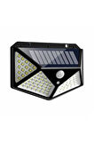 Güneş Enerjili Lamba Led Sokak Dış Ortam Solar Bahçe Aydınlatması Su Geçirmez Sensörlü (100 Led)