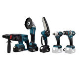 Beşli Set MK350 (Budama testeresi 13mm Ç.MANDREN+S.SIKMA+Ş.SPRAL+Ş.HİLTİ)