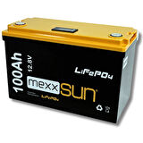 Mexxsun 12.8 V 100 AH Lityum Akü  