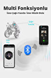 Wearfitpro BT22 Bluetooth 5.0 Destekli Kask Kulaklığı İntercom Motosiklet Kulaklığı