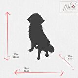 Gerçekçi Golden Retriever Köpek Heykeli–Ev ve Bahçe İçin El Boyaması Figür- Mükemel orijinal tasarım