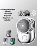 Mikro titreşim motorlu düşük sesli USB girişli tıraş makinesi