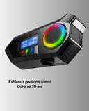 Bluetooth 5.4 İnterkom IP65 Toz ve Su Geçirmez LED Göstergeli