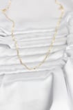 CM 14K Gold Renk Yassı Zincir Model 60 cm Kadın Kolye 5886