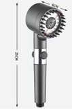 Yüksek Performanslı Masaj Etkili Su Tasarruflu Duş Başlığı Krom Kaplama Uzun 