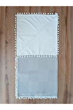 Kız Erkek Bebek Battaniyesi Pike %100 Pamuklu Doğal Organik Uyku Çift Taraflı Örtü 86x86cm