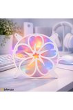 Çiçek Motifli 120x120 Mm Oyun PC Aksesuarı, Masaüstü Bilgisayar Fan Kapağı