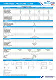 TommaTech 12.8 V 280 AH Marin Bluetooth Lityum Batarya