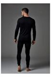 Feelline Erkek Siyah Termal Alt Üst Takım