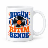 Bugün Ritim Bende Tasarımlı Porselen Kupa - MODEL 325