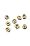 3X6 MM BURÇ- GEZEGEN- MİTOLOJİK DESENLİ YUVARLAK BİLEKLİK KÖPRÜ APARATI (100 GRAM)