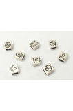 3X6 MM BURÇLAR- GEZEGENLER- MİTOLOJİK DESENLİ KARE BİLEKLİK KÖPRÜ APARATI (100 GRAM)