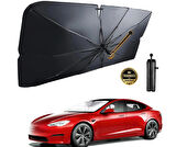 Ford Focus 1 1998-1999-2000-2001-2002-2003-2004 Bükülebilir Saplı Katlanabilir Oto Güneşlik Şemsiye  UV Koruma & Isı Yalıtımı