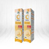 Sunlife Extra C Vitamin 20 Efervesan Tablet 2 Adet