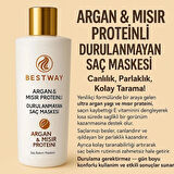 BESTWAY ARGAN VE MISIR DURULANMAYAN SAÇ MASKESİ