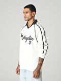 Polo Yaka Los Angeles 13 Oversize Sweatshirt