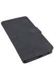 Buway Apple Iphone 6 Plus/6s Plus Kartvizitli Cüzdan Kılıf Siyah