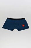 Erkek 4'lü Boxer Avantajlı Paket-Kırmızı - İndigo-XXL
