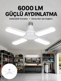 Enerji Tasarruflu LED Ampül 60 Watt 4 Kollu Beyaz Işık Yeni Nesil