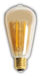 1 Adet CATA CT 4350 Led Rustik Ampul 4W Amber Işık E27 Duy
