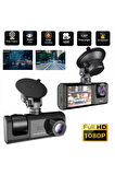 3 Kanal Araba DVR HD 1080P 3 Lensli Araç İçi KameraÜç Yönlü Kamera DVR araç kamera