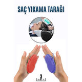 BX Saç Yıkama Tarağı Avuçiçi 3 LÜ SET Belgiqa Design