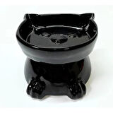 Ayaklı Kulaklı Seramik Mama Kabı