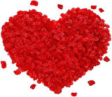 Kırmızı Renk Gül Yaprağı – 1 Paket 100 Adet