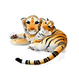 60 cm. Kaplan ve Sevimli Yavrusu Peluş