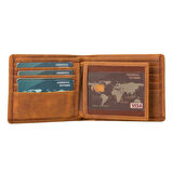 Marky Deri Cüzdan Ve Kartlık, 10 Adet Kart Bölmeli, Antik Taba