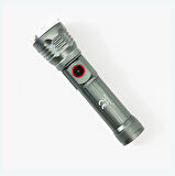 Gold Police Gp-216 Şarjlı El Feneri Güçlü Tg Led 2000 Lümen