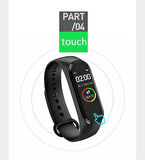 M4 Akıllı Saat Bileklik Kalp Hızı Kan Basıncı Nabız Pedometre Smart Watch