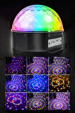 Bluetooth ve Uzaktan Kumandalı Çok Renkli Masaüstü Disko Topu