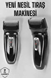 Şarjlı Paslanmaz Çelik Bıçaklı ve Kablosuz Saç Sakal Tıraş Makinesi