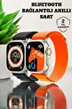 Bluetooth Bağlantılı 49MM Dokunmatik Akıllı Saat Sağlık ve Spor Takip Özellikli