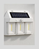 Dış Mekan Solar Duvar Lambası – 120° Hareket Algılama, 3 Işık Modu