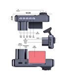 G-Sensör, Hareket Algılama ve Döngüsel Kayıt Özellikli 3'lü Kamera Güvenlik Sistemi