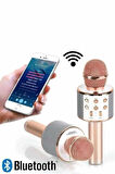Karaoke Mikrofon Dahili Hoparlörlü Sd-usb-aux Girişli Bluetooth Hoparlör