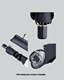 Isı ve UV Engelleyici Güneşlik – 360° Bükülebilir Şemsiye Sapı ile Konfor